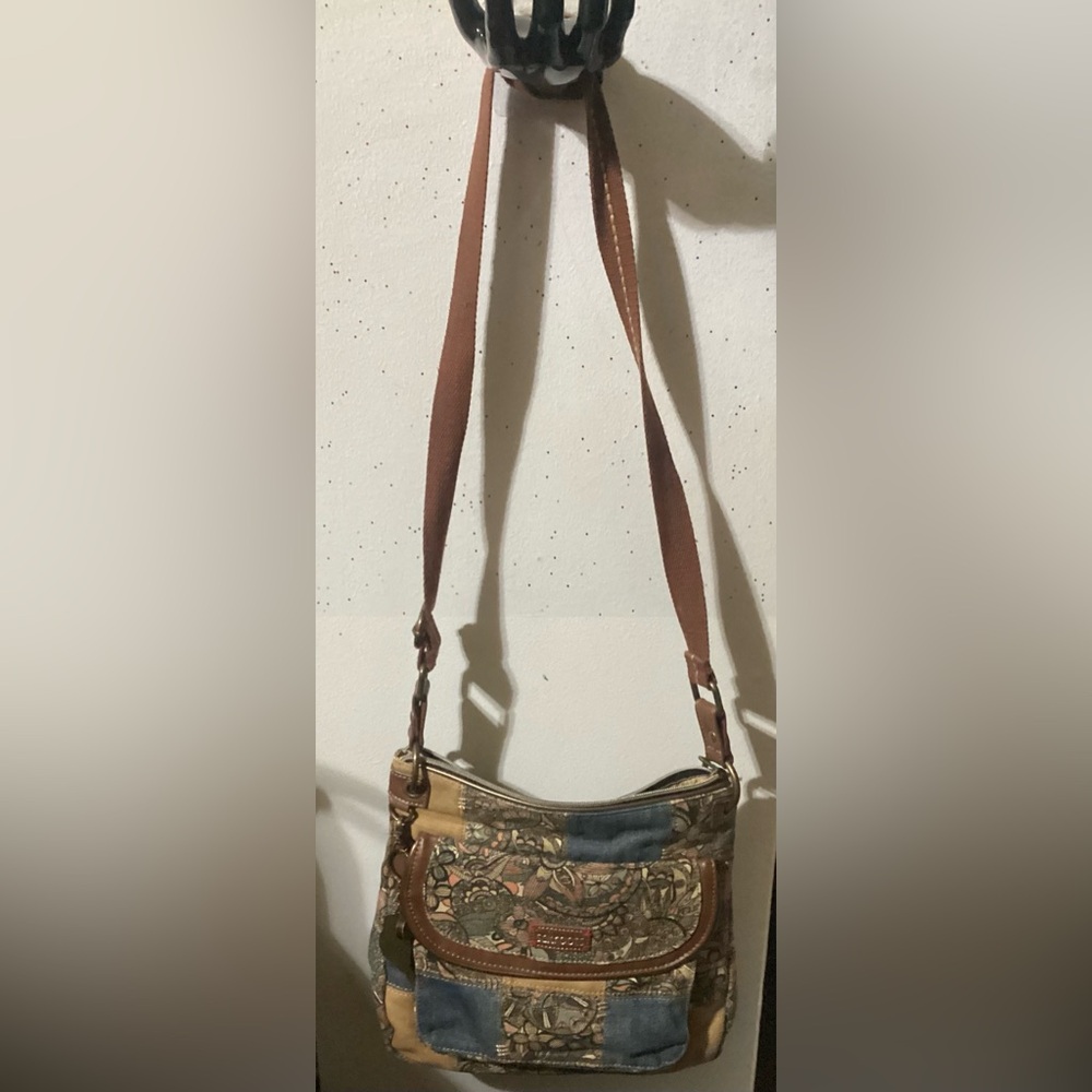 Sakroots Floral Shoulder/Cross Body Bag